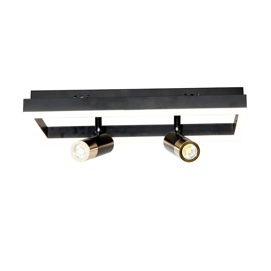 Dimmbare LED-Deckenleuchte LED/50W/230V 3000-6500K schwarz + Fernbedienung