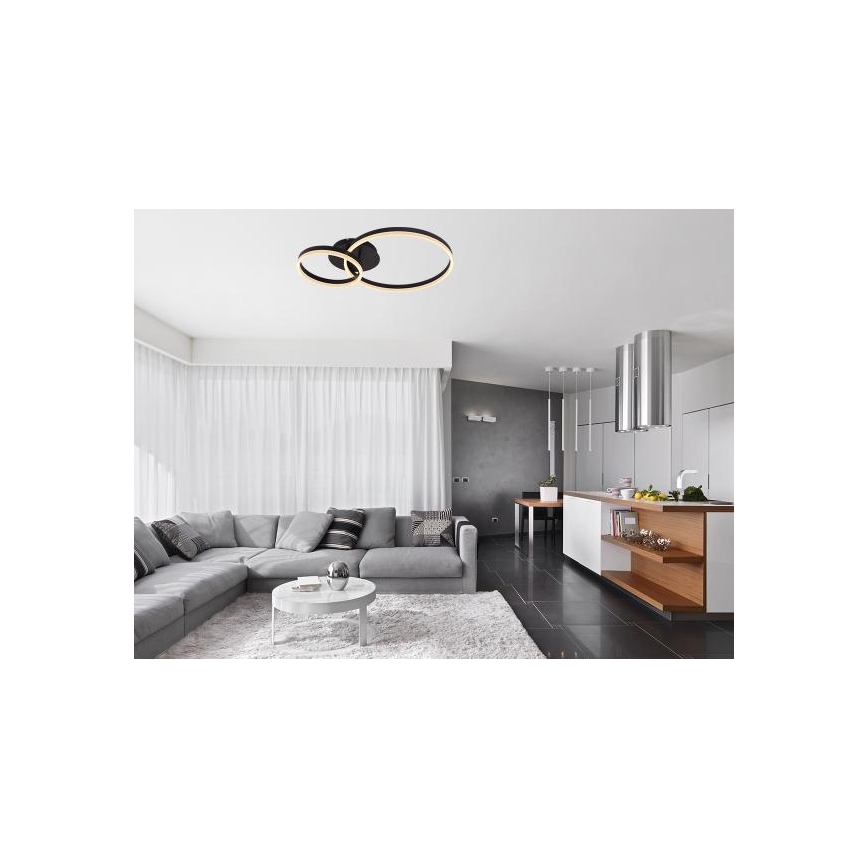 Dimmbare LED-Deckenleuchte LED/55W/230V 3000-6500K + Fernbedienung