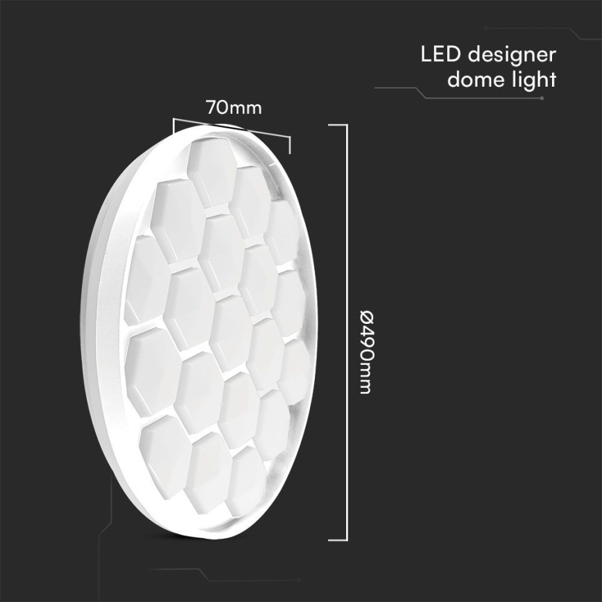Dimmbare LED-Deckenleuchte LED/60W/230V 3000/4000/6500K + Fernbedienung