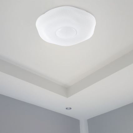 Dimmbare LED-Deckenleuchte LED/60W/230V 3000-6500K 50 cm weiß + Fernbedienung