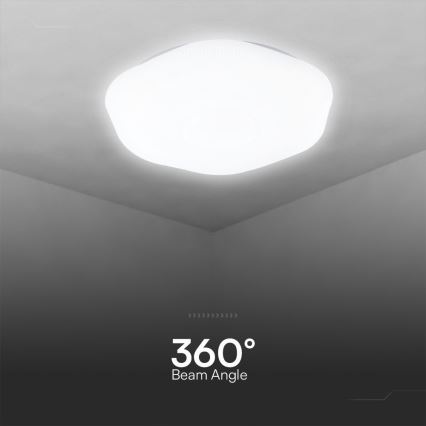 Dimmbare LED-Deckenleuchte LED/60W/230V 3000-6500K 50 cm weiß + Fernbedienung