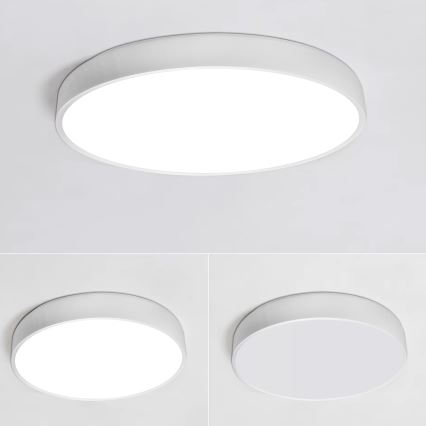 Dimmbare LED-Deckenleuchte LED/60W/230V 3000-6500K d 60 cm weiß + Fernbedienung