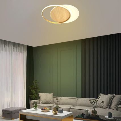 Dimmbare LED-Deckenleuchte LED/60W/230V 3000-6500K + Fernbedienung