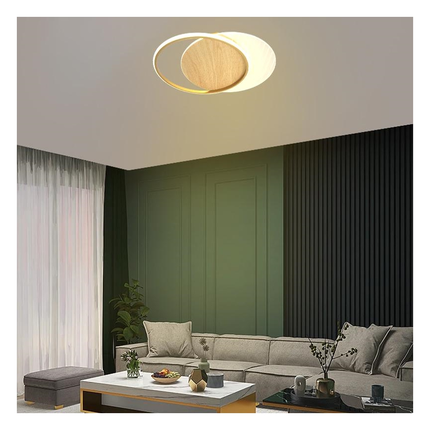 Dimmbare LED-Deckenleuchte LED/60W/230V 3000-6500K + Fernbedienung