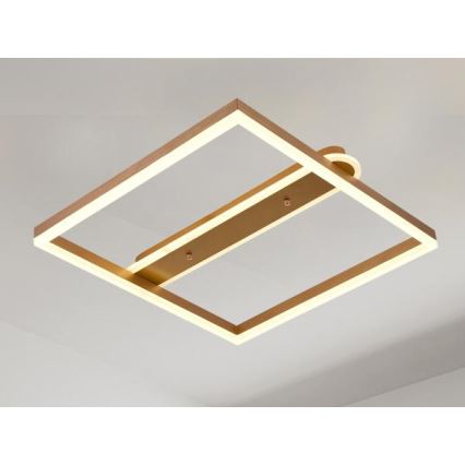 Dimmbare LED-Deckenleuchte LED/60W/230V 3000-6500K + Fernbedienung
