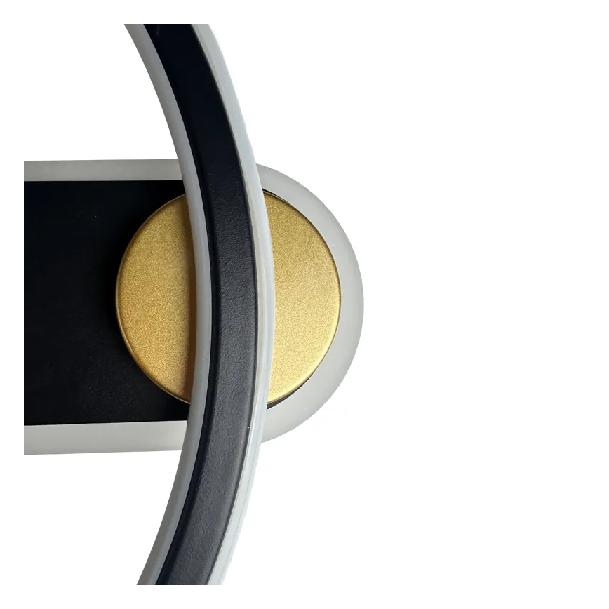Dimmbare LED-Deckenleuchte LED/60W/230V 3000-6500K schwarz + Fernbedienung