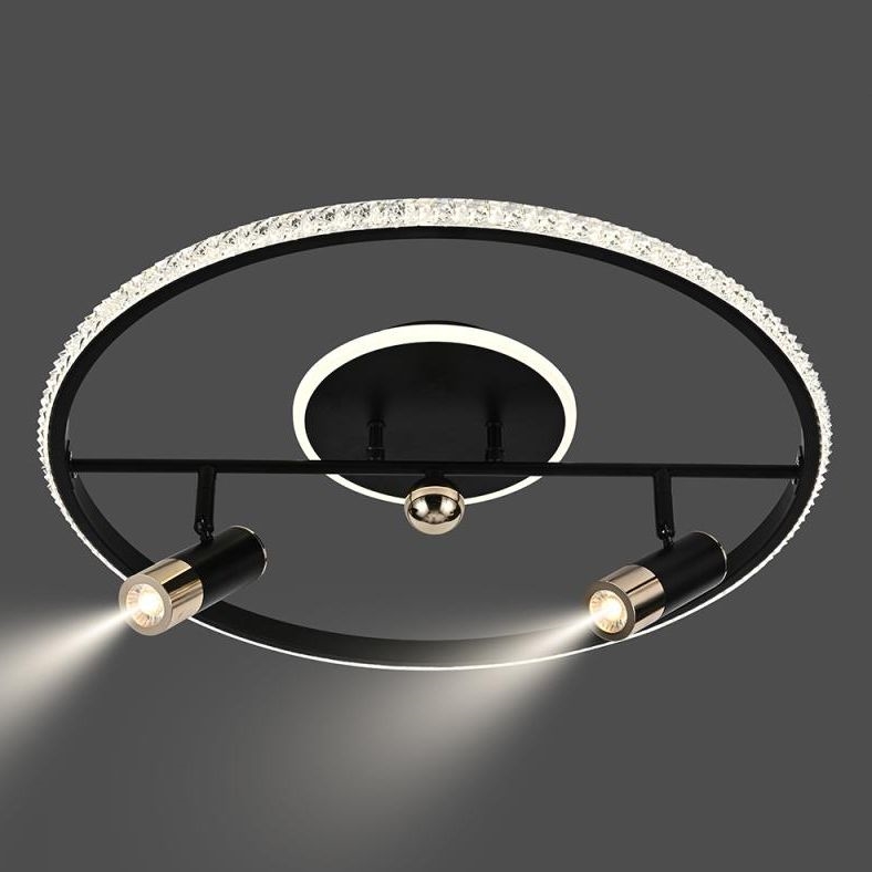 Dimmbare LED-Deckenleuchte LED/60W/230V 3000-6500K schwarz + Fernbedienung