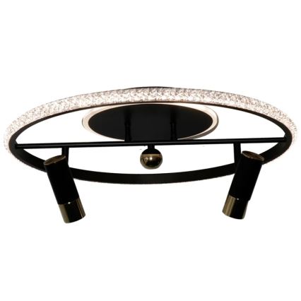 Dimmbare LED-Deckenleuchte LED/60W/230V 3000-6500K schwarz + Fernbedienung