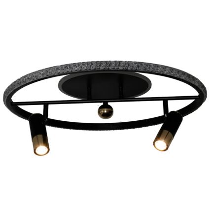 Dimmbare LED-Deckenleuchte LED/60W/230V 3000-6500K schwarz + Fernbedienung