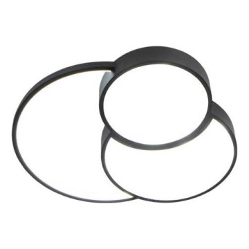 Dimmbare LED-Deckenleuchte LED/60W/230V 3000-6500K schwarz + Fernbedienung