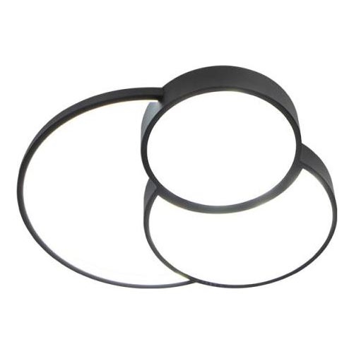 Dimmbare LED-Deckenleuchte LED/60W/230V 3000-6500K schwarz + Fernbedienung