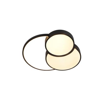 Dimmbare LED-Deckenleuchte LED/60W/230V 3000-6500K schwarz + Fernbedienung