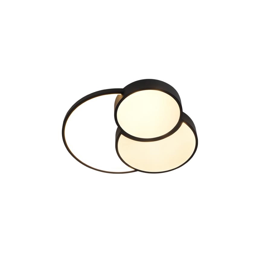Dimmbare LED-Deckenleuchte LED/60W/230V 3000-6500K schwarz + Fernbedienung