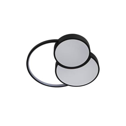 Dimmbare LED-Deckenleuchte LED/60W/230V 3000-6500K schwarz + Fernbedienung