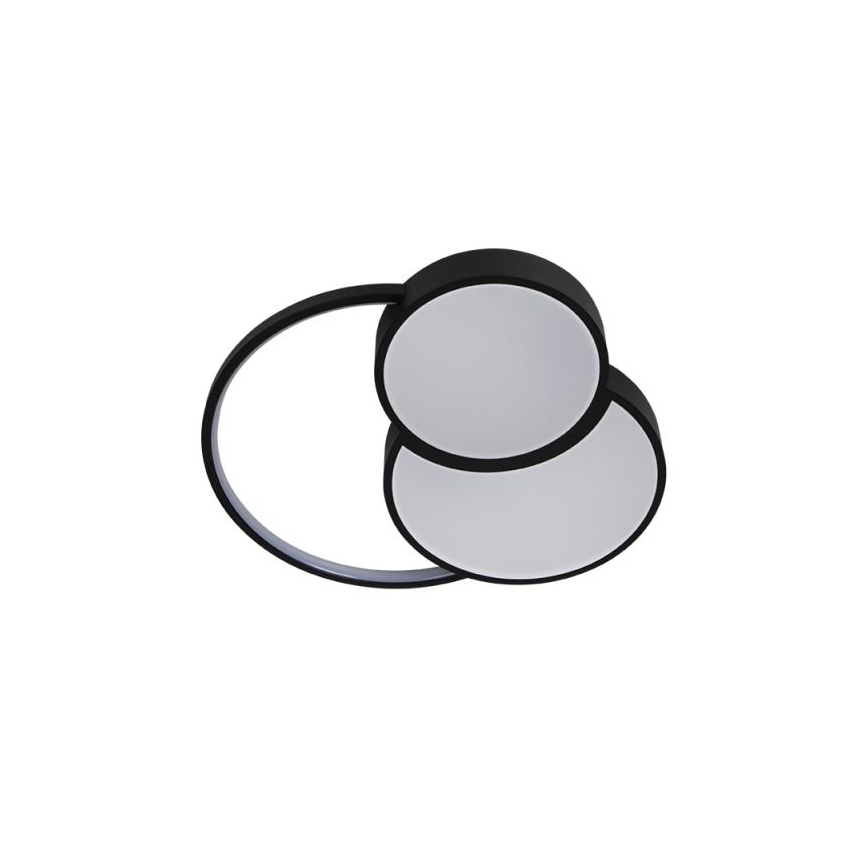 Dimmbare LED-Deckenleuchte LED/60W/230V 3000-6500K schwarz + Fernbedienung