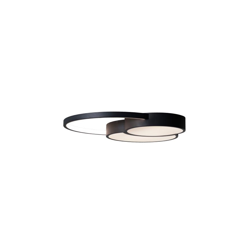 Dimmbare LED-Deckenleuchte LED/60W/230V 3000-6500K schwarz + Fernbedienung