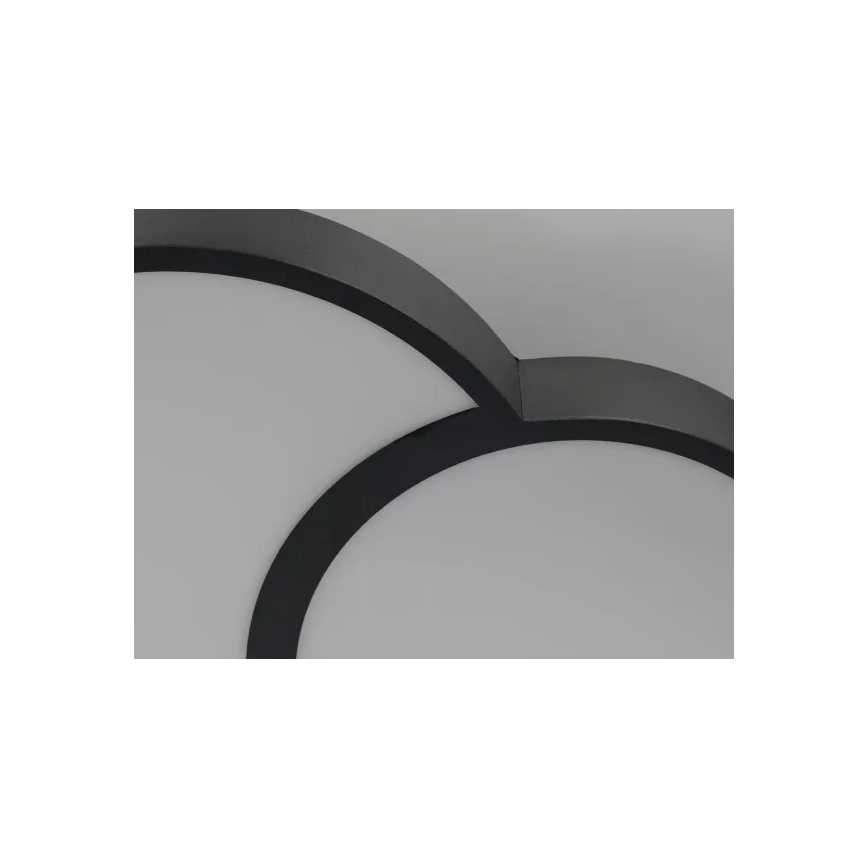 Dimmbare LED-Deckenleuchte LED/60W/230V 3000-6500K schwarz + Fernbedienung
