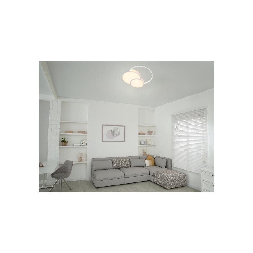 Dimmbare LED-Deckenleuchte LED/60W/230V 3000-6500K weiß + Fernbedienung