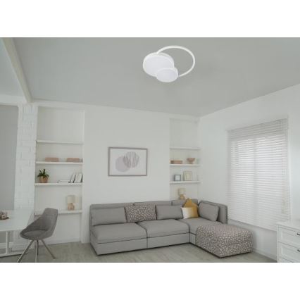 Dimmbare LED-Deckenleuchte LED/60W/230V 3000-6500K weiß + Fernbedienung
