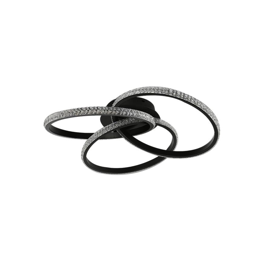 Dimmbare LED-Deckenleuchte LED/70W/230V 3000-6500K schwarz + Fernbedienung