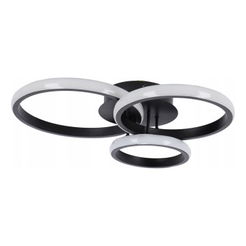 Dimmbare LED-Deckenleuchte LED/70W/230V 3000-6500K schwarz + Fernbedienung