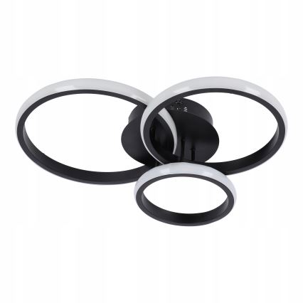 Dimmbare LED-Deckenleuchte LED/70W/230V 3000-6500K schwarz + Fernbedienung