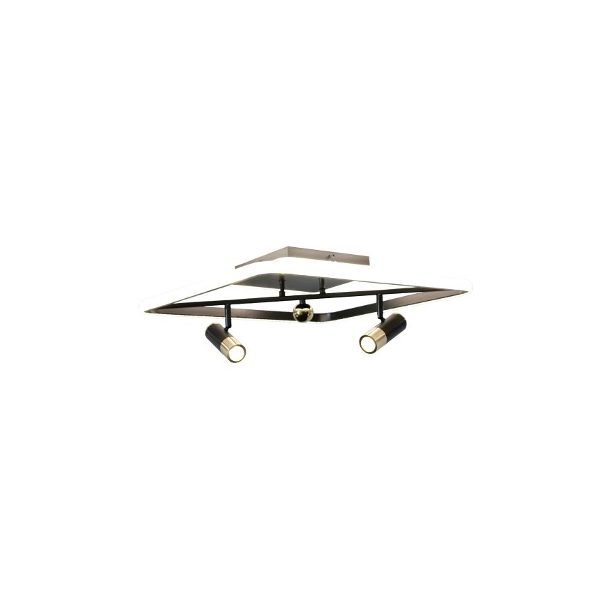Dimmbare LED-Deckenleuchte LED/70W/230V 3000-6500K schwarz + Fernbedienung