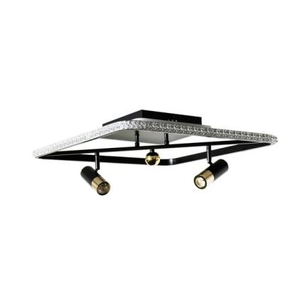 Dimmbare LED-Deckenleuchte LED/70W/230V 3000-6500K schwarz + Fernbedienung
