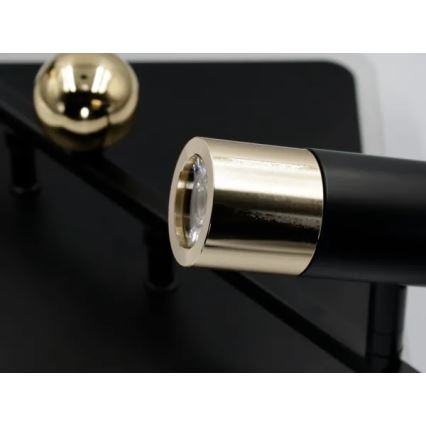 Dimmbare LED-Deckenleuchte LED/70W/230V 3000-6500K schwarz + Fernbedienung