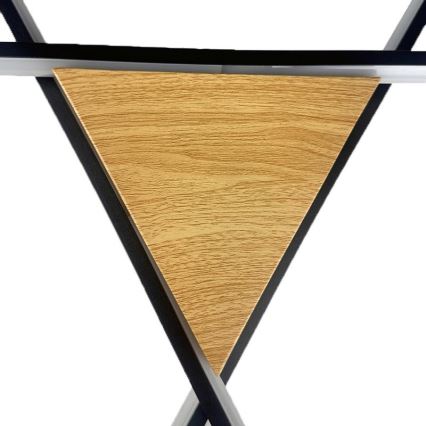 Dimmbare LED-Deckenleuchte LED/75W/230V 3000-6500K braun/schwarz + Fernbedienung