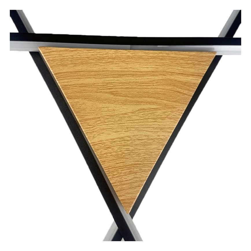 Dimmbare LED-Deckenleuchte LED/75W/230V 3000-6500K braun/schwarz + Fernbedienung