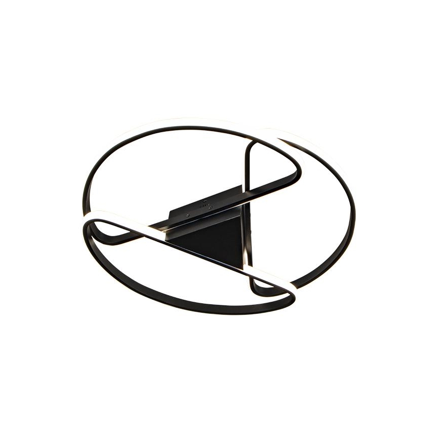 Dimmbare LED-Deckenleuchte LED/75W/230V 3000-6500K schwarz + Fernbedienung