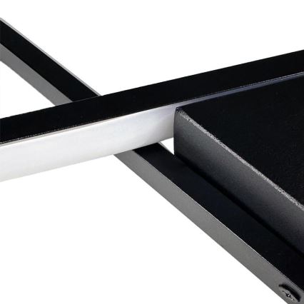 Dimmbare LED-Deckenleuchte LED/75W/230V 3000-6500K schwarz + Fernbedienung