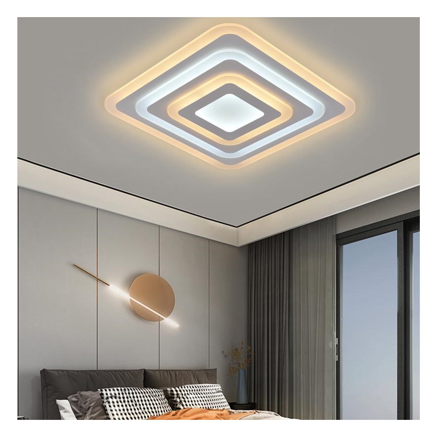 Dimmbare LED-Deckenleuchte LED/80W/230V 3000-6500K + Fernbedienung