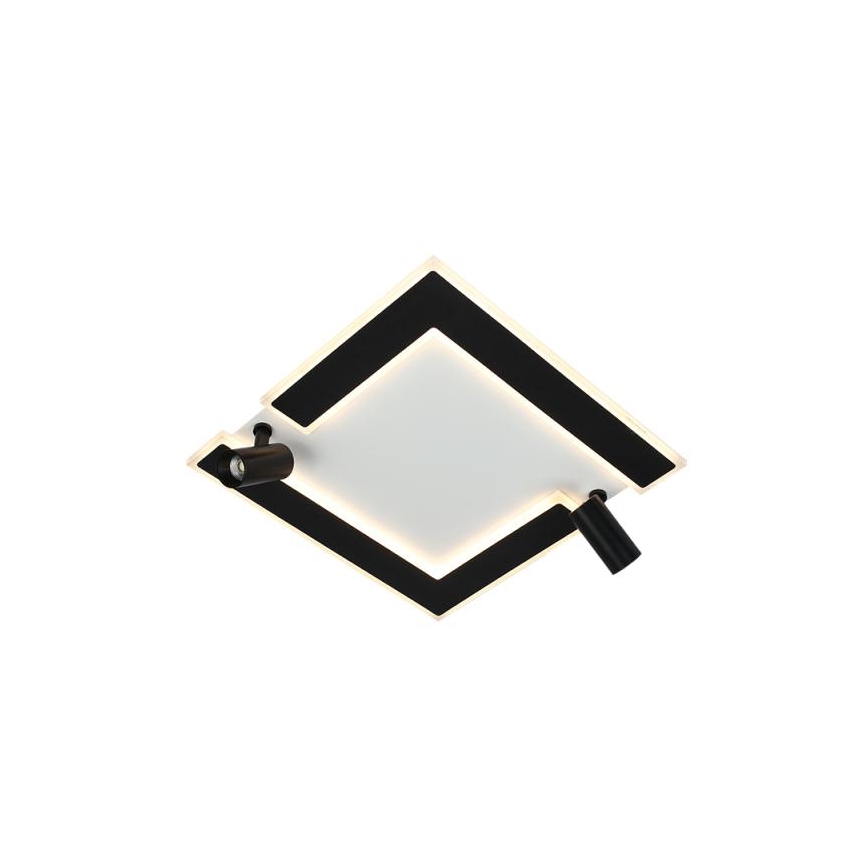 Dimmbare LED-Deckenleuchte LED/80W/230V 3000-6500K schwarz + Fernbedienung