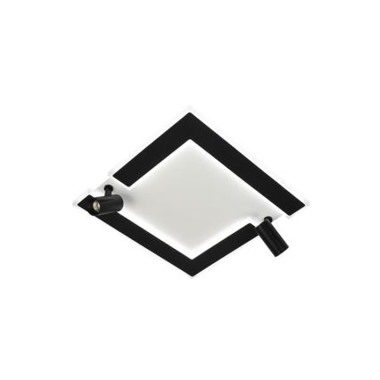 Dimmbare LED-Deckenleuchte LED/80W/230V 3000-6500K schwarz + Fernbedienung