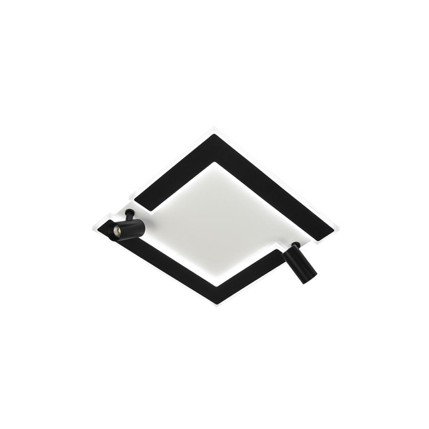 Dimmbare LED-Deckenleuchte LED/80W/230V 3000-6500K schwarz + Fernbedienung