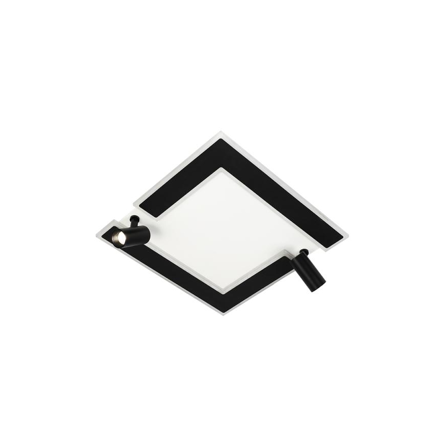 Dimmbare LED-Deckenleuchte LED/80W/230V 3000-6500K schwarz + Fernbedienung