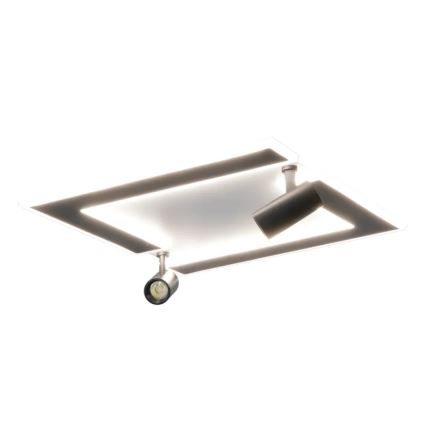 Dimmbare LED-Deckenleuchte LED/80W/230V 3000-6500K schwarz + Fernbedienung