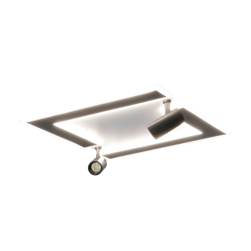 Dimmbare LED-Deckenleuchte LED/80W/230V 3000-6500K schwarz + Fernbedienung