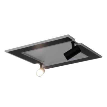 Dimmbare LED-Deckenleuchte LED/80W/230V 3000-6500K schwarz + Fernbedienung