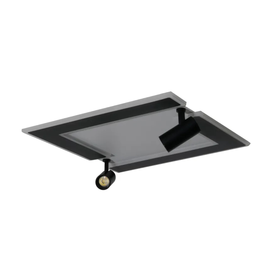 Dimmbare LED-Deckenleuchte LED/80W/230V 3000-6500K schwarz + Fernbedienung