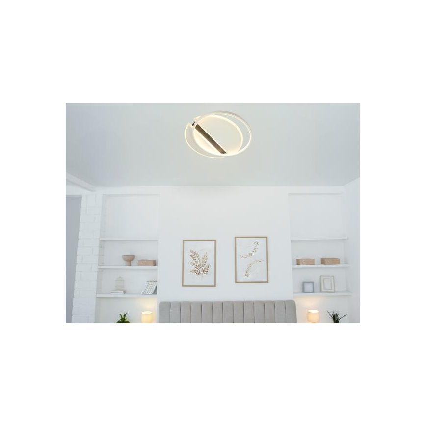 Dimmbare LED-Deckenleuchte LED/80W/230V 3000-6500K weiß + Fernbedienung