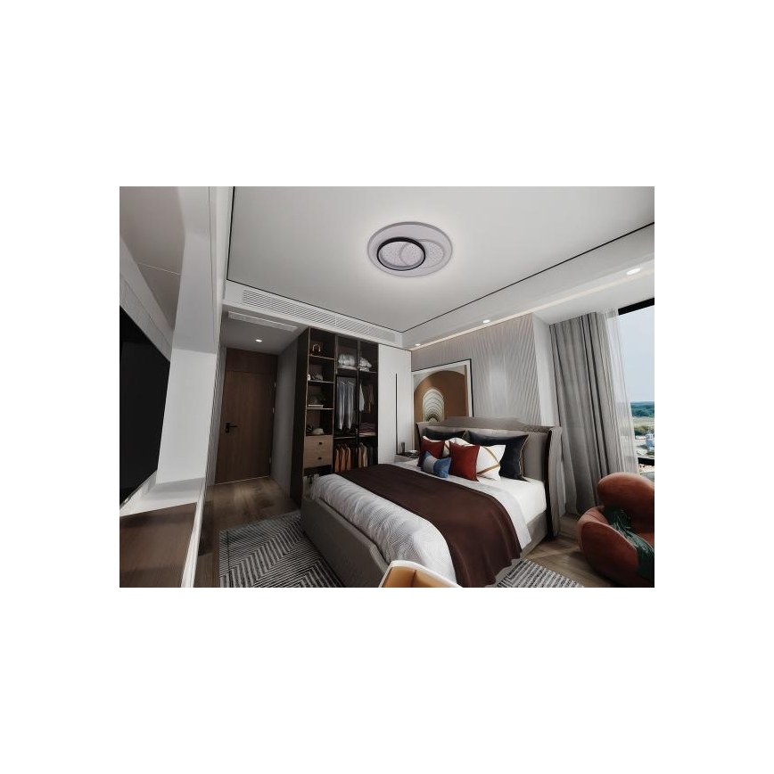 Dimmbare LED-Deckenleuchte LED/85W/230V 3000-6500K + Fernbedienung
