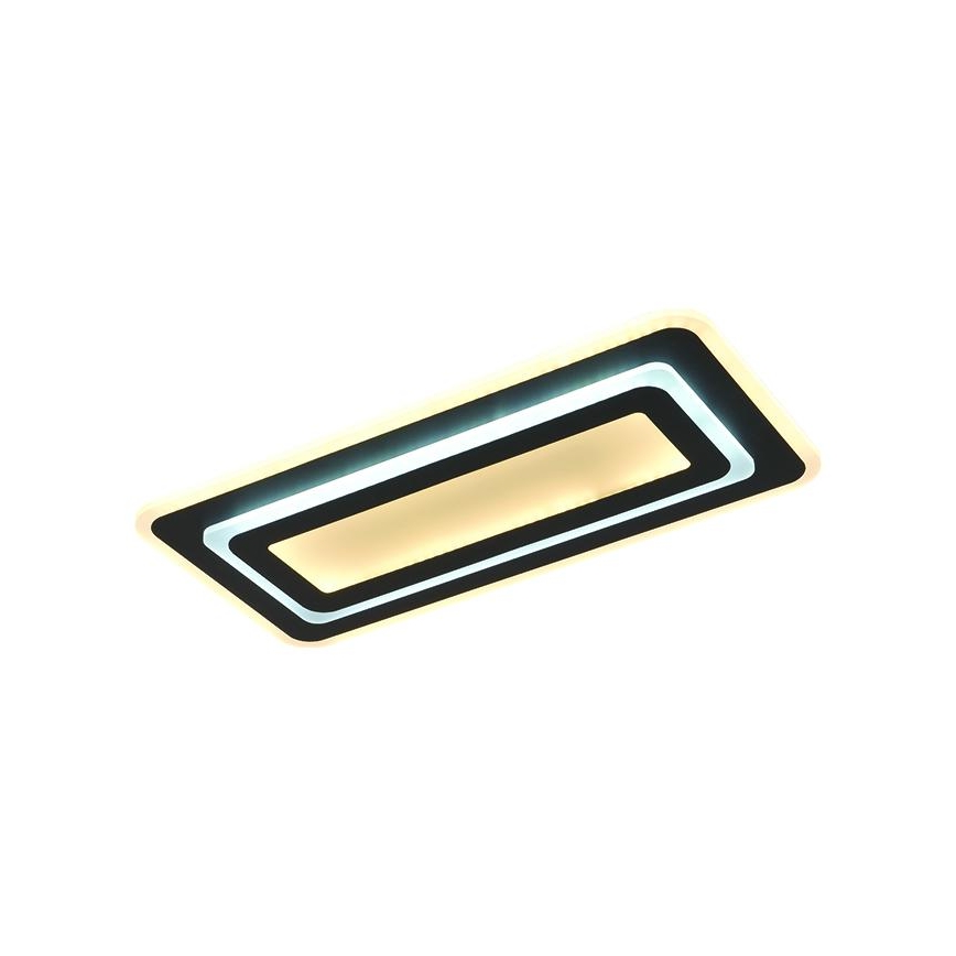 Dimmbare LED-Deckenleuchte LED/85W/230V 3000-6500K schwarz + Fernbedienung