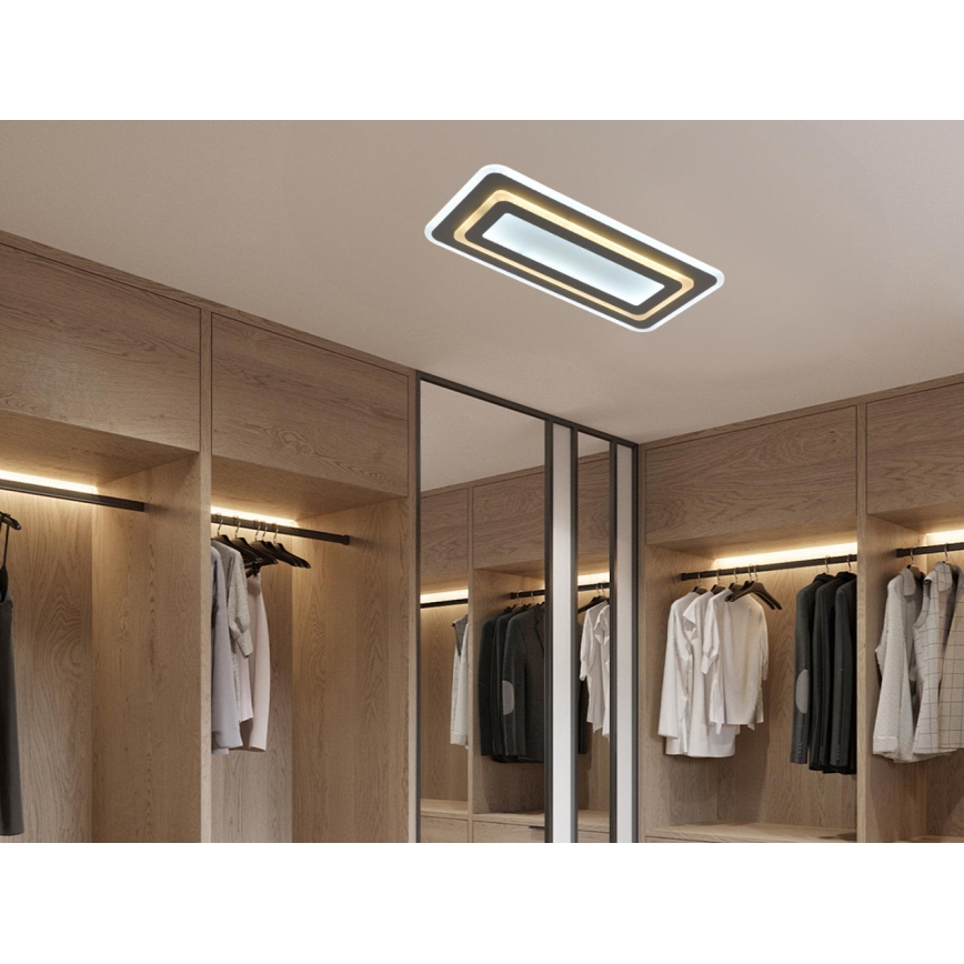 Dimmbare LED-Deckenleuchte LED/85W/230V 3000-6500K grau + Fernbedienung