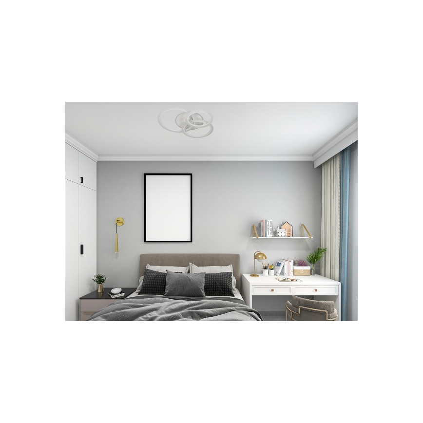 Dimmbare LED-Deckenleuchte LED/90W/230V 3000-6500K + Fernbedienung