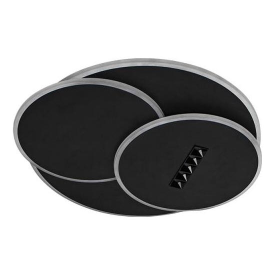 Dimmbare LED-Deckenleuchte LED/90W/230V 3000-6500K schwarz + Fernbedienung