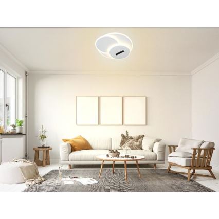 Dimmbare LED-Deckenleuchte LED/90W/230V 3000-6500K weiß + Fernbedienung