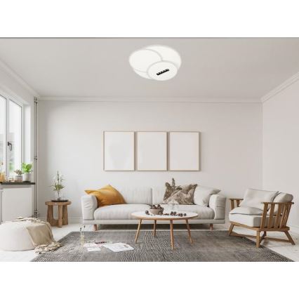 Dimmbare LED-Deckenleuchte LED/90W/230V 3000-6500K weiß + Fernbedienung